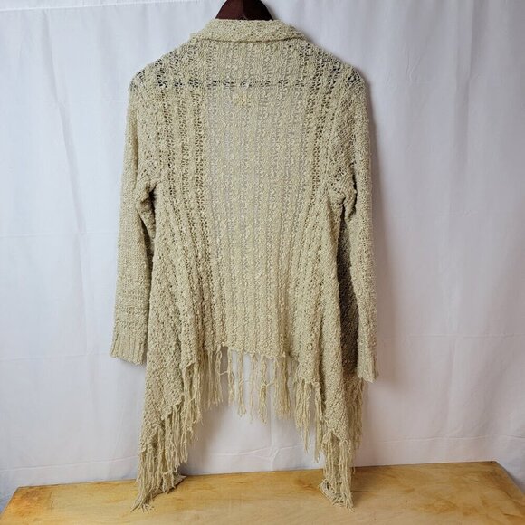 O'Neill Fringe Cardigan Loose Fit Sweater - Size S - Picture 6 of 9